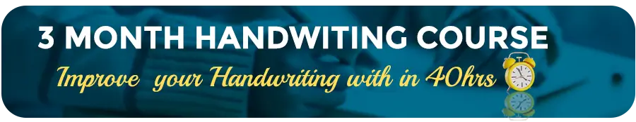 Enroll in the best handwriting improvement course in Kerala for neat and legible writing.